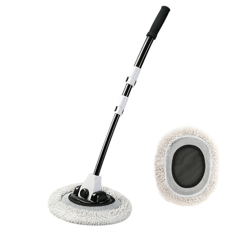 Soft Hair Curved Rod Car Wash Long Handle Telescopic Mop