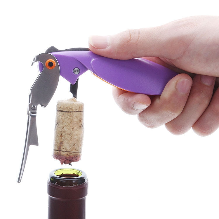 2pcs Parrot Shape Wine Bottle Opener Plastic Bottle Opener
