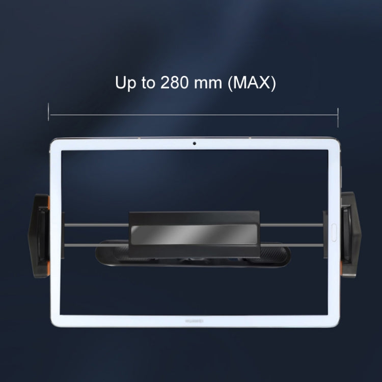 Backseat Mobile Device Holder with Swivel Function