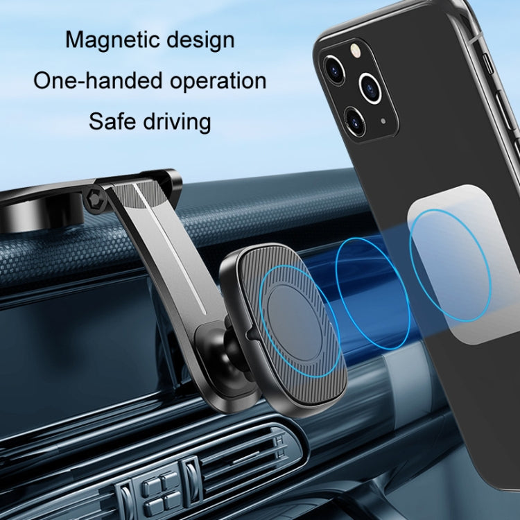Versatile Magnetic Car Phone Mount with 360-Degree Rotation
