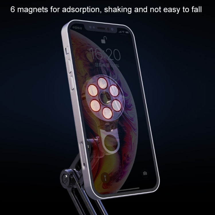 Magnetic Suction Adjustable Car Phone Holder with 18-Speed Rotation