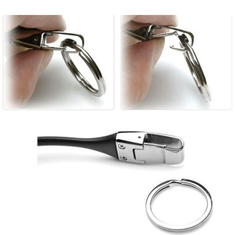 Sleek Second Generation Metal Keyring for Car Keys