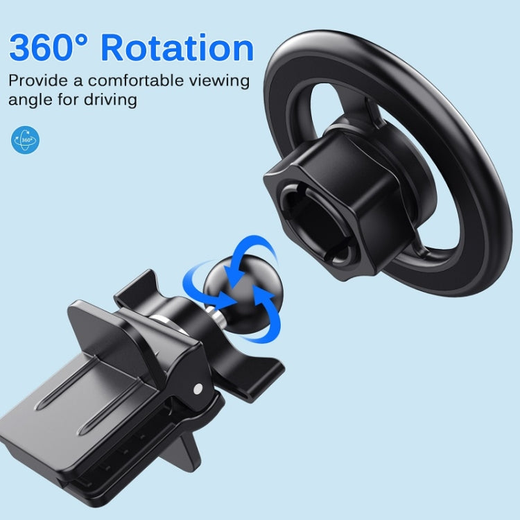 MagSafe Magnetic Car Phone Holder with 360-Degree Rotation