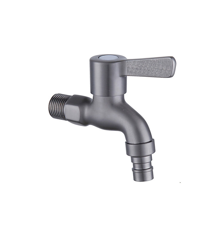Bathroom Toilet Stainless Steel Bib Tap Wall Mounted Washing Machine Water Tap ,Spec: