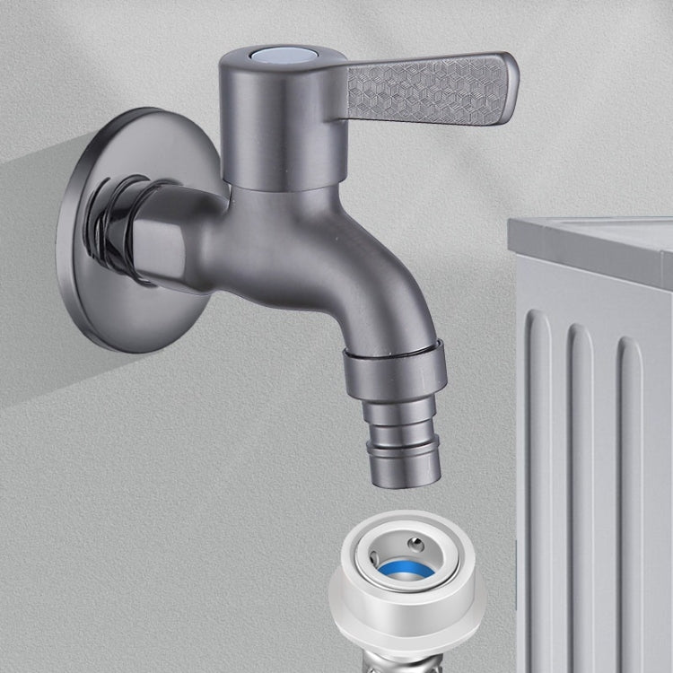 Bathroom Toilet Stainless Steel Bib Tap Wall Mounted Washing Machine Water Tap ,Spec: