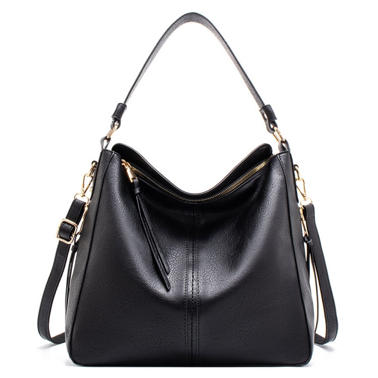 7871 Large Capacity Adjustable Leather Tote Bag Multi-compartment Shoulder Bag