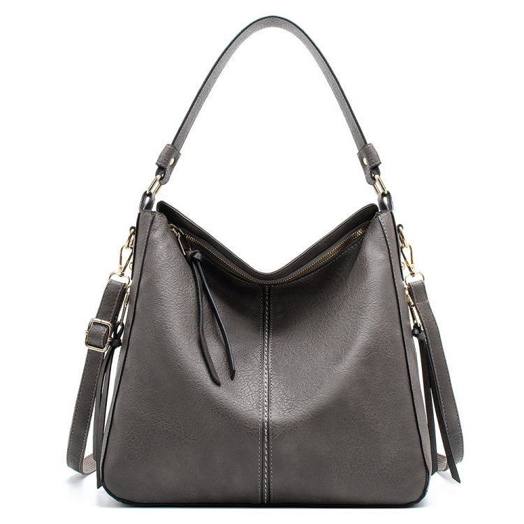7871 Large Capacity Adjustable Leather Tote Bag Multi-compartment Shoulder Bag