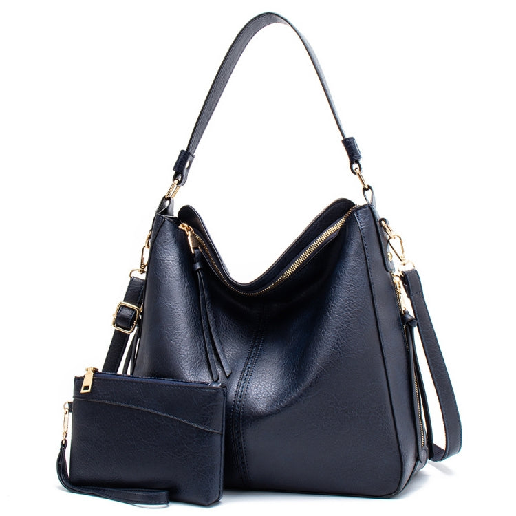 7871 Large Capacity Adjustable Leather Tote Bag Multi-compartment Shoulder Bag