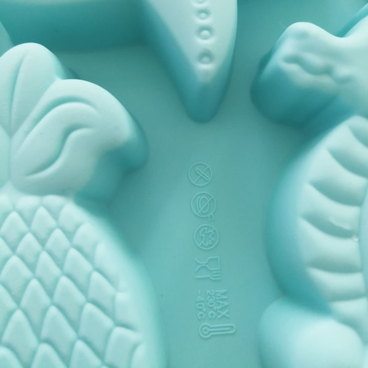 Marine Fish Series Shape Food Grade Silicone Cake Mold Plaster Painting Mold