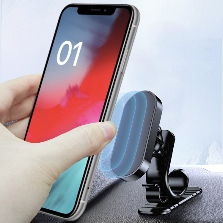 360-Degree Magnetic Car Phone Mount with Rotating Suction Base