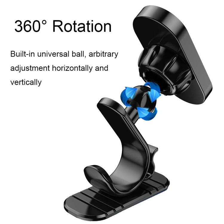 360-Degree Magnetic Car Phone Mount with Rotating Suction Base