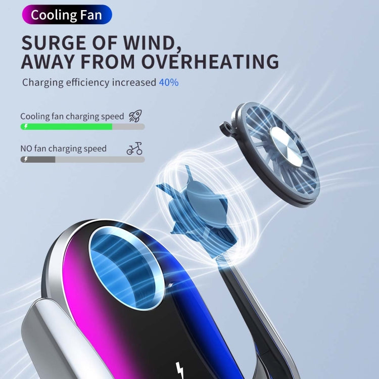 Dual Coil Wireless Car Charger with Cup Holder for iPhone 14/13 & Samsung Z Flip 4 Series