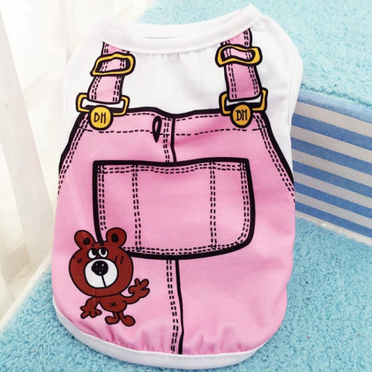 2pcs Pet Mesh Breathable Vest Spring Summer Clothes for Dogs & Cats