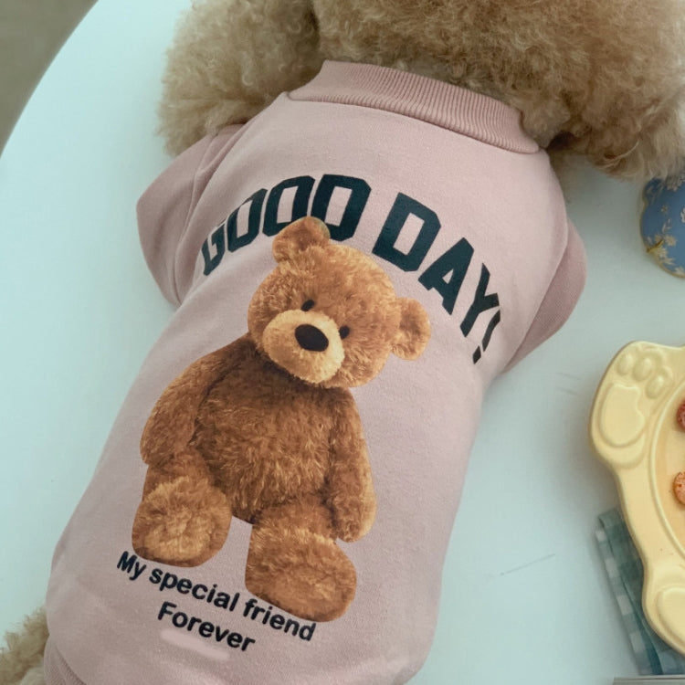 2pcs Cute Warm Pet Fleece Sweater Teddy Bear Cat Clothes
