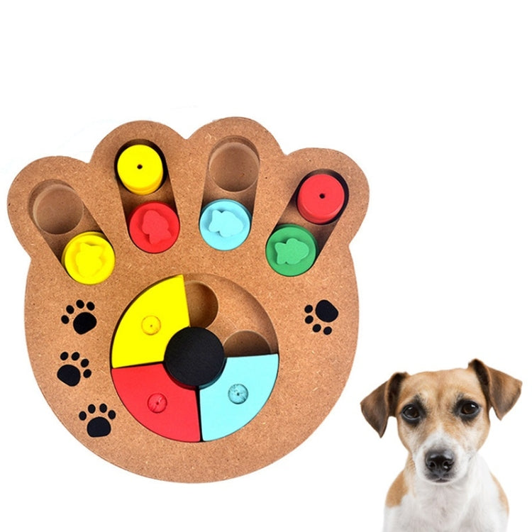 Pet Dog Feeding Multifunctional Educational Wooden Toy