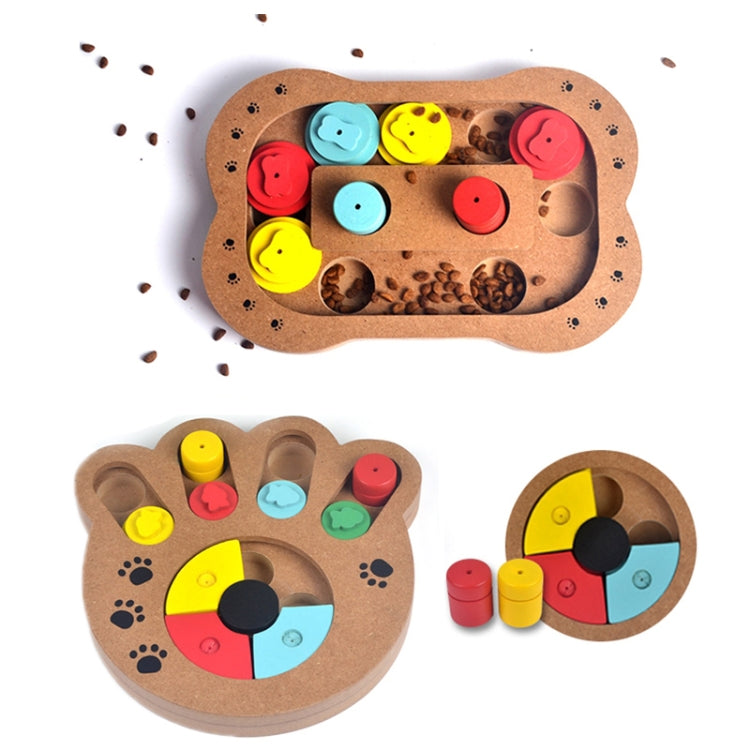 Pet Dog Feeding Multifunctional Educational Wooden Toy