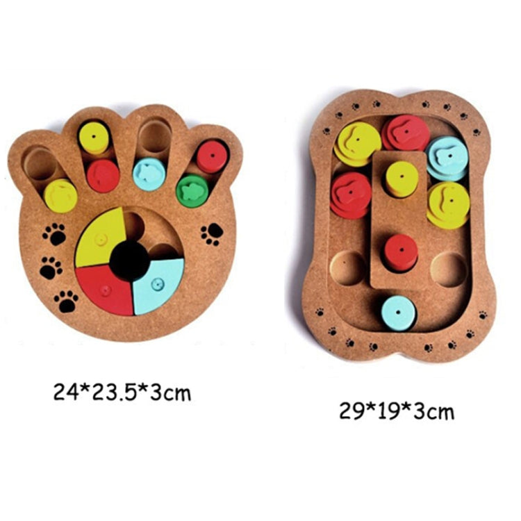 Pet Dog Feeding Multifunctional Educational Wooden Toy