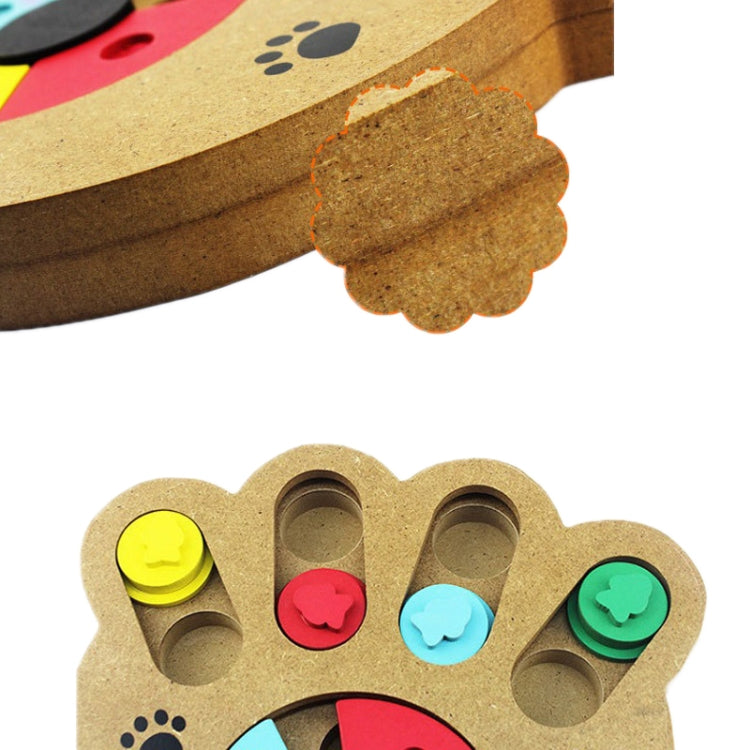 Pet Dog Feeding Multifunctional Educational Wooden Toy