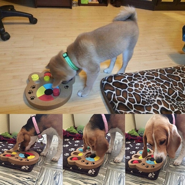 Pet Dog Feeding Multifunctional Educational Wooden Toy