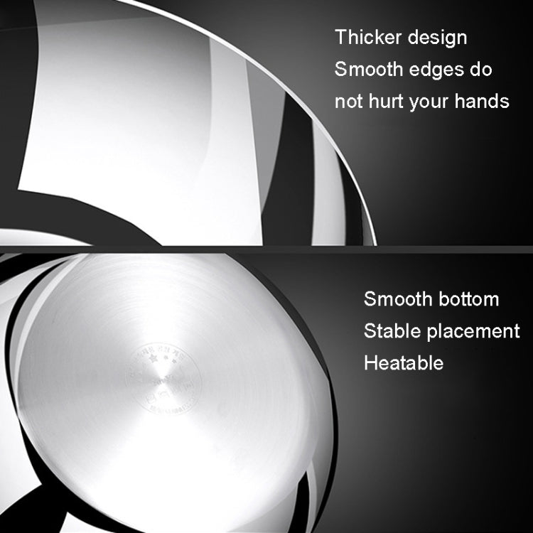 Kacheeg 316 Stainless Steel Basin Food Grade Thickened Kitchen Kneading Basin, Size: