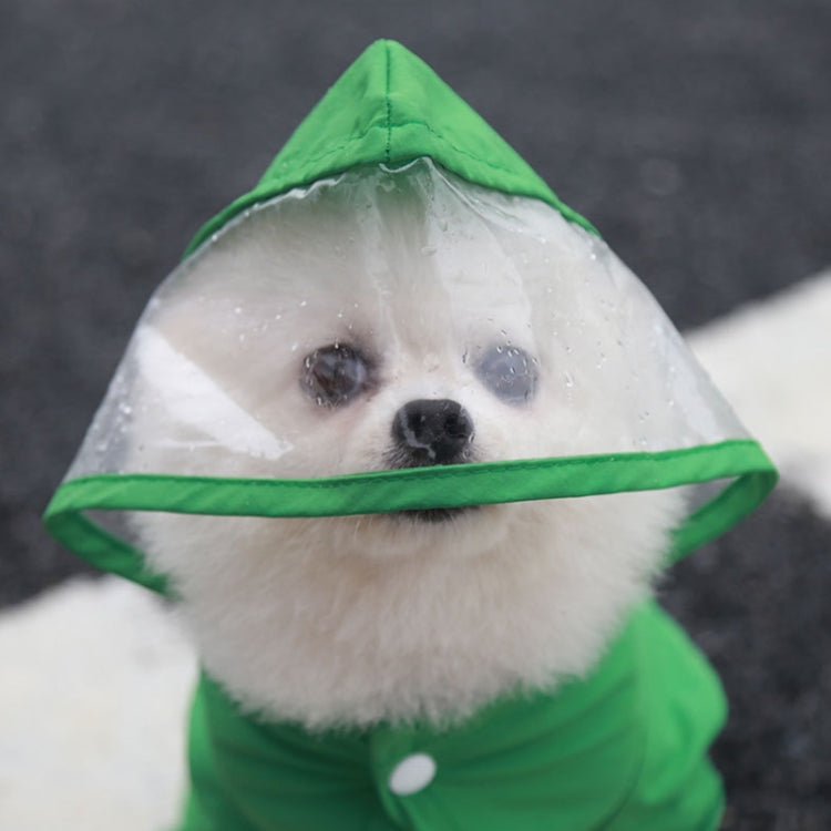 All-inclusive Pet Four-leg One-piece Outdoor Waterproof Raincoat
