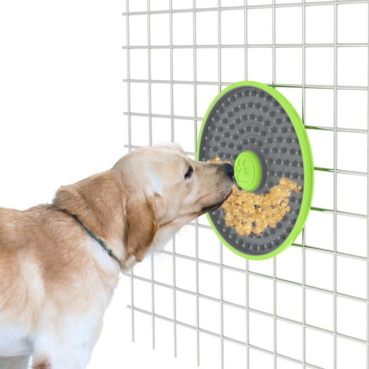 Multi-functional Card Dog Cage Licking Plate Suction Cup Dog Feeder