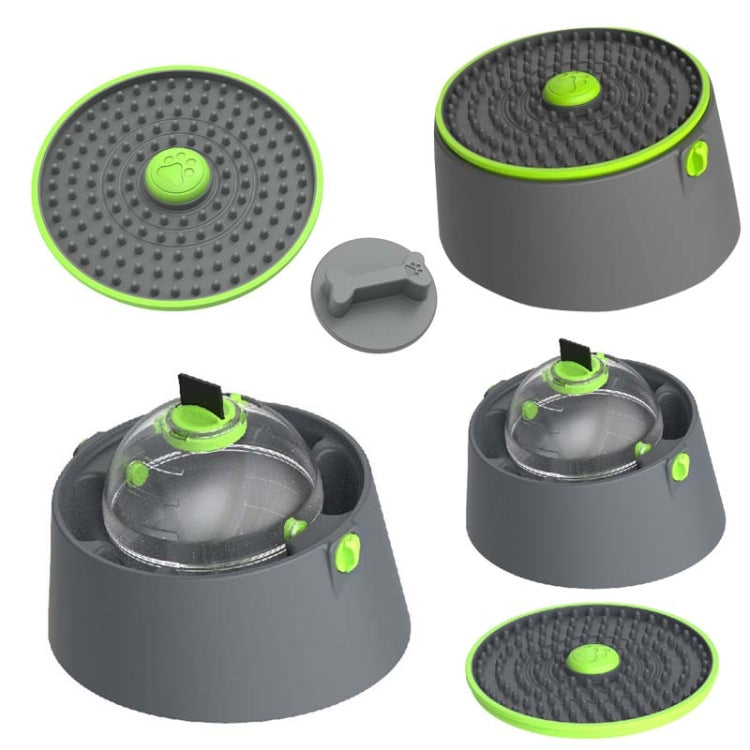 Multi-functional Card Dog Cage Licking Plate Suction Cup Dog Feeder