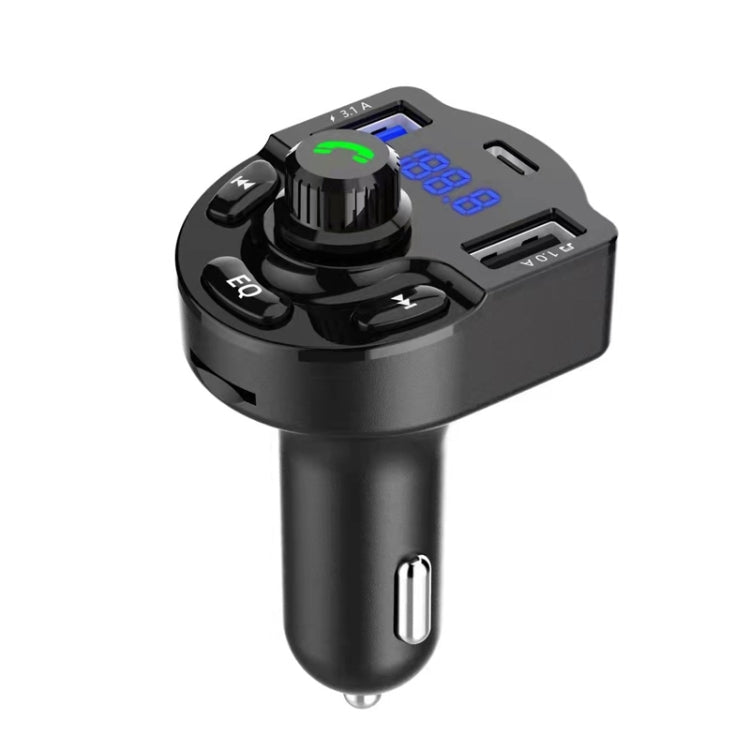 3.1A USB+PD Bluetooth Car Charger Car FM Transmitter Colorful Lighting, R2, Q3, Q5, Q7