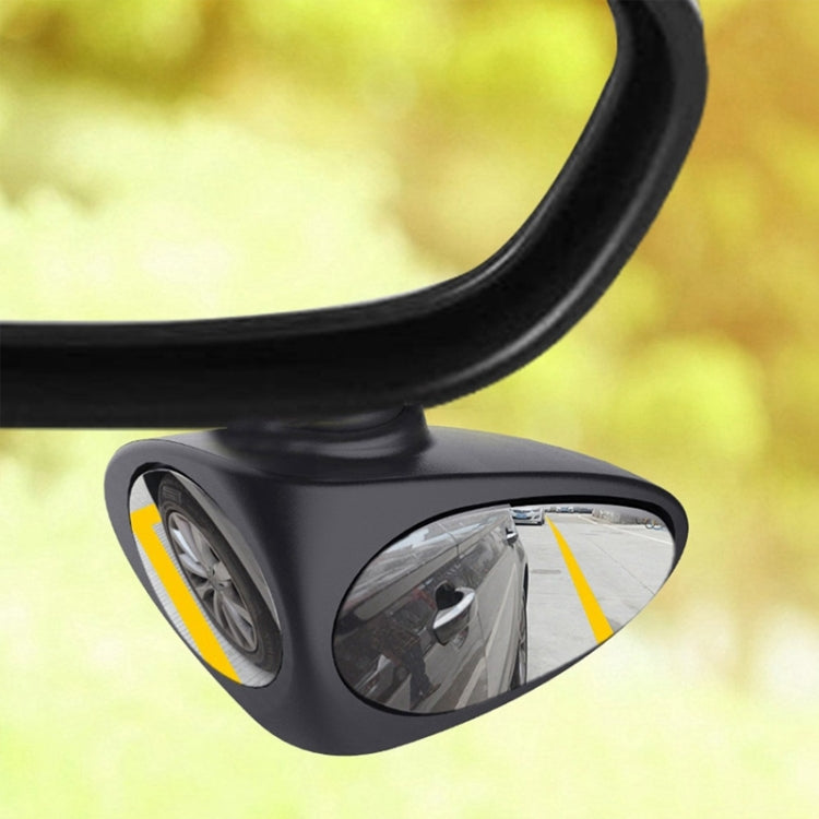 2 in 1 Car Blind Spot Mirror Reversing Parking Wide Angle Mirror 360 Degree Rotation Adjustable Convex Rear View Mirror, 2 in 1 Black Left, 2 in 1 Black Right, 2 in 1 White Left, 2 in 1 White Right