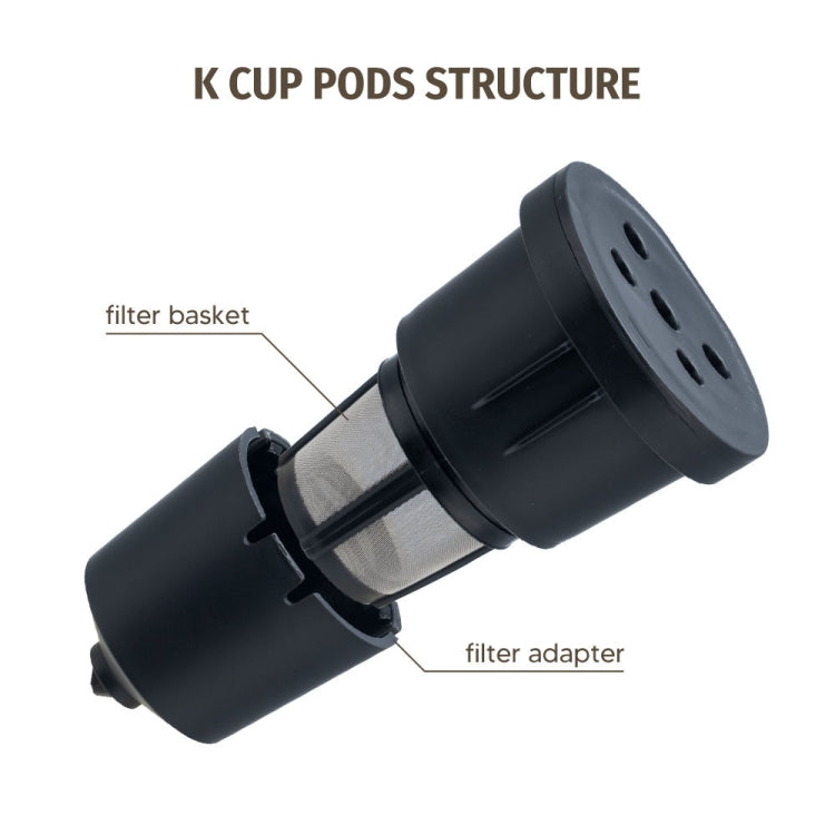 For Keurig Reusable Coffee Capsule Filter Cup Refillable K Cup Filter Basket Pod
