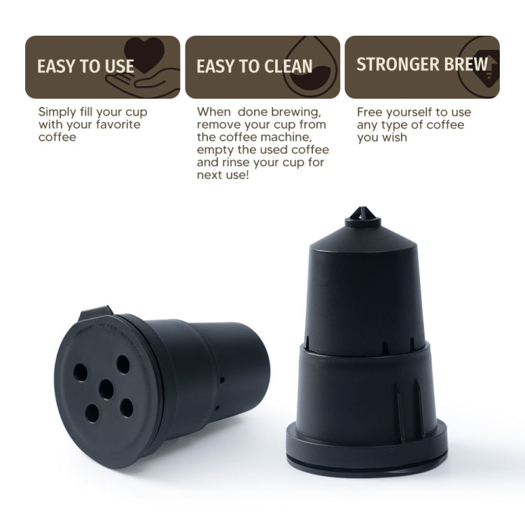For Keurig Reusable Coffee Capsule Filter Cup Refillable K Cup Filter Basket Pod