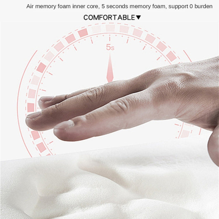 Ergonomic Memory Foam Neck and Lumbar Support Cushion with Massage Function