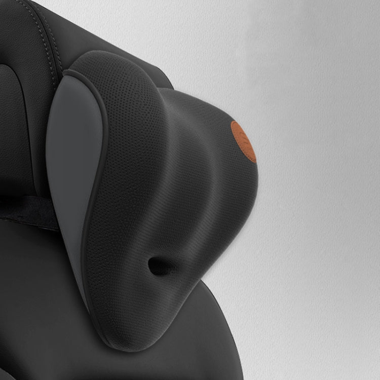 Ergonomic Memory Foam Lumbar Support and Headrest Cushion with Electric Massage Function