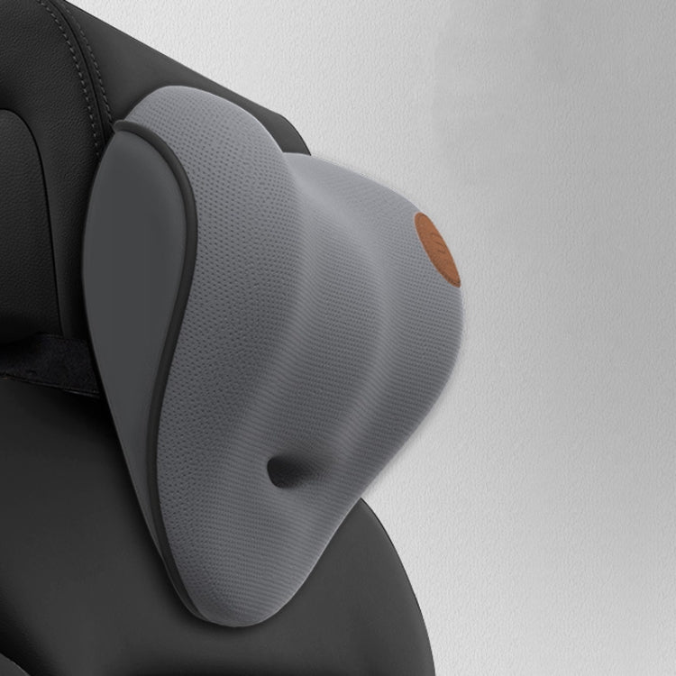 Ergonomic Memory Foam Lumbar Support and Headrest Cushion with Electric Massage Function