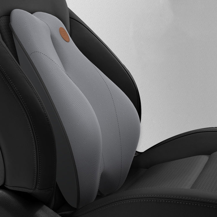 Ergonomic Memory Foam Lumbar Support and Headrest Cushion with Electric Massage Function