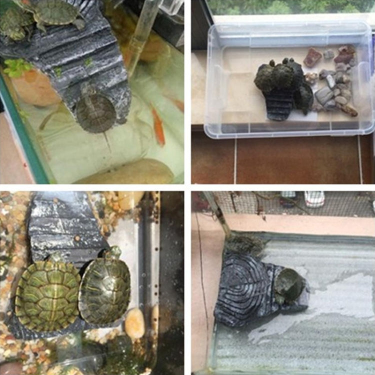 Turtle Aquascape Climbing Platform Reptile Hiding Cave Three Legged Turtle Platform