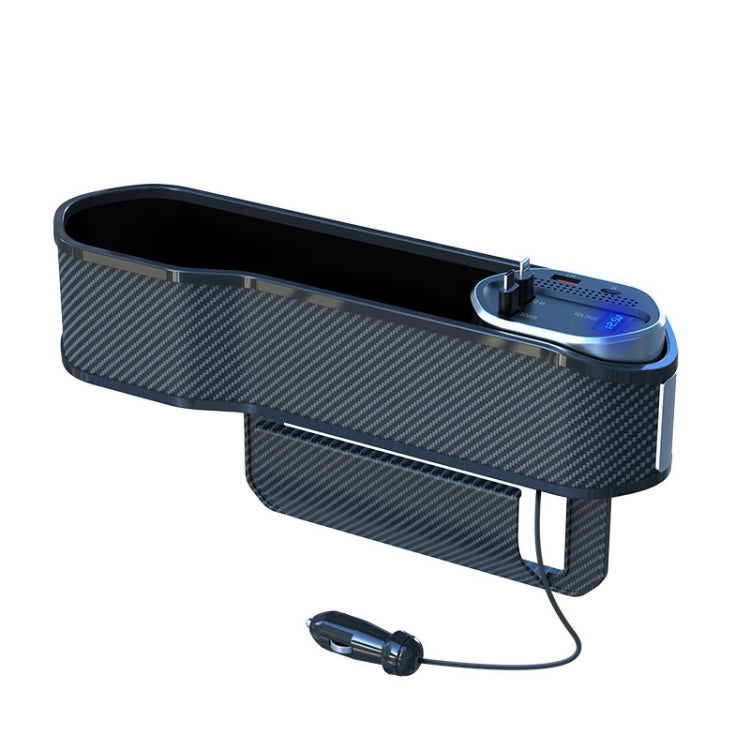 Car Seat Gap Organiser with USB Charger - Versatile Storage Solution for Front Seats