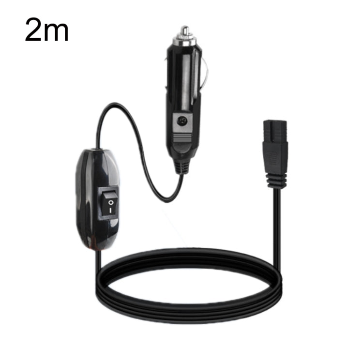 12V/24V Car Refrigerator Cable B Suffix Cigarette Lighter Plug Power Cord, Length:, 1m Without Switch, 1m With Switch, 2m Without Switch, 2m With Switch, 3m Without Switch, 3m With Switch, 4m Without Switch, 4m With Switch, 5m Without Switch