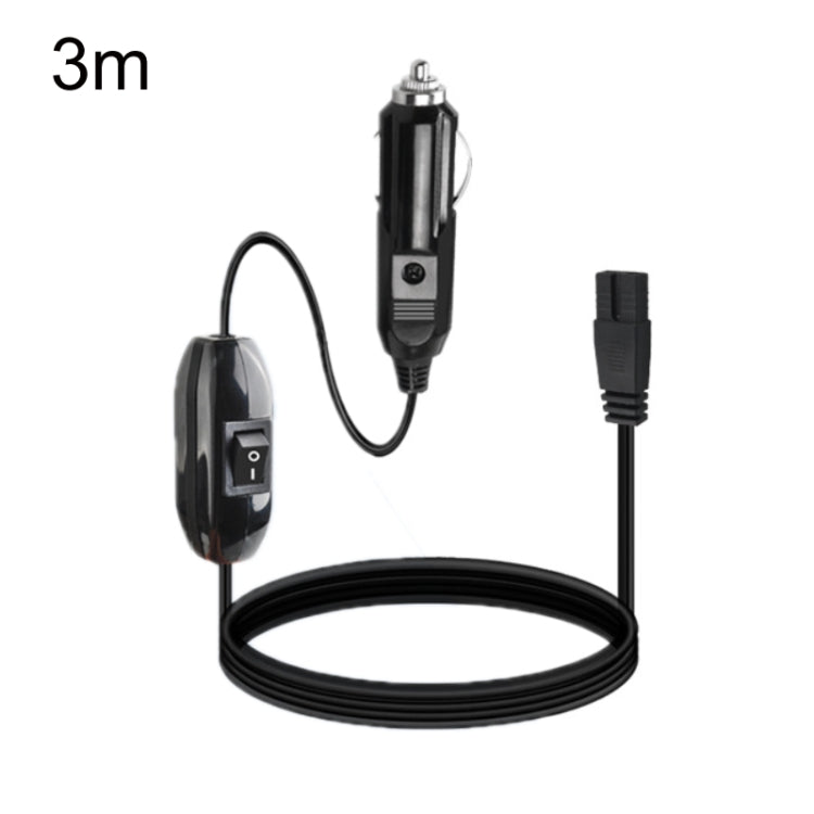 12V/24V Car Refrigerator Cable B Suffix Cigarette Lighter Plug Power Cord, Length:, 1m Without Switch, 1m With Switch, 2m Without Switch, 2m With Switch, 3m Without Switch, 3m With Switch, 4m Without Switch, 4m With Switch, 5m Without Switch