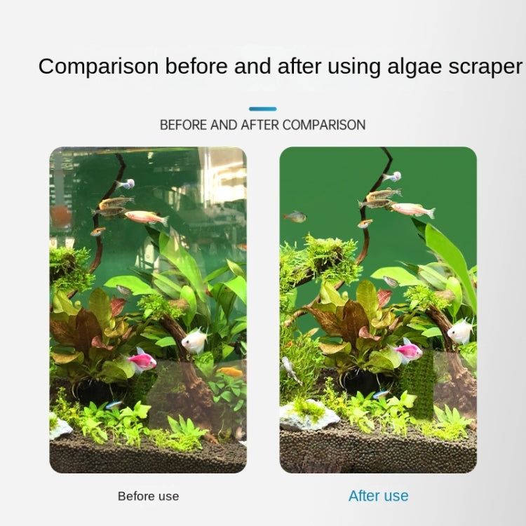 Fish Tank Algae Scraper Widen Aquarium Long Handle Scraper