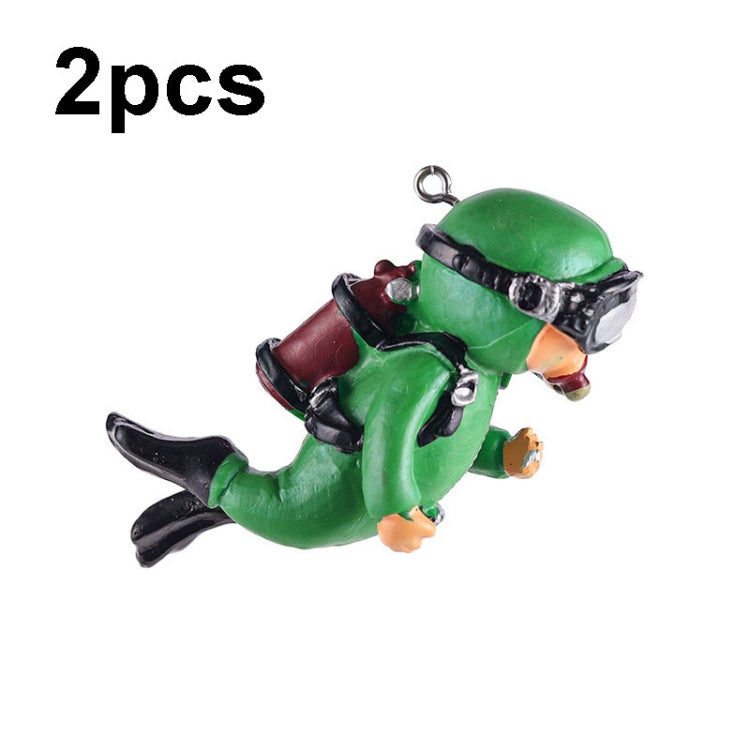 2pcs Fish Tank Diver Aquarium Ornaments Aquascape Decorations