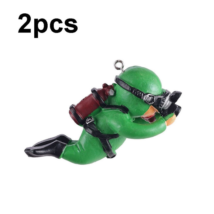2pcs Fish Tank Diver Aquarium Ornaments Aquascape Decorations