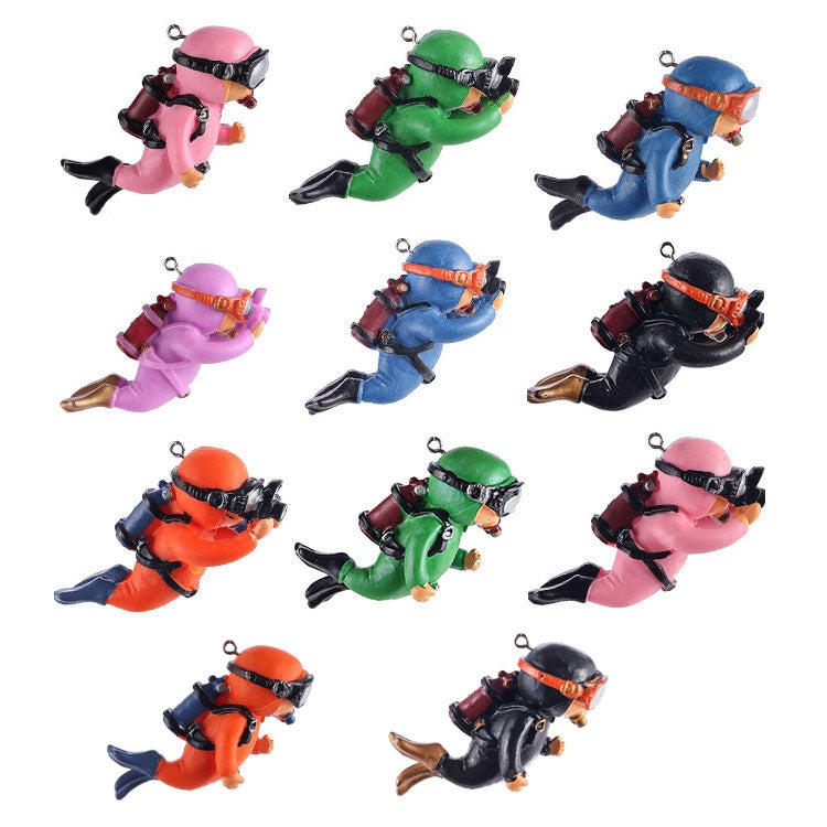 2pcs Fish Tank Diver Aquarium Ornaments Aquascape Decorations