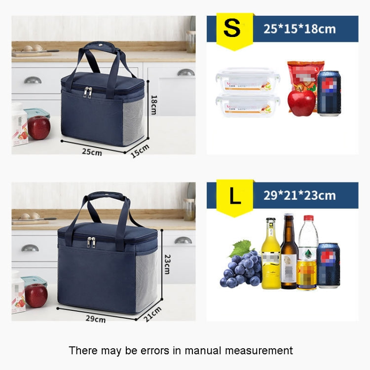 Reusable Lunch Bag Insulated Lunch Box Office School Picnic Beach Leak-Proof Lunch Tote