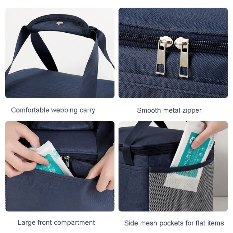 Reusable Lunch Bag Insulated Lunch Box Office School Picnic Beach Leak-Proof Lunch Tote