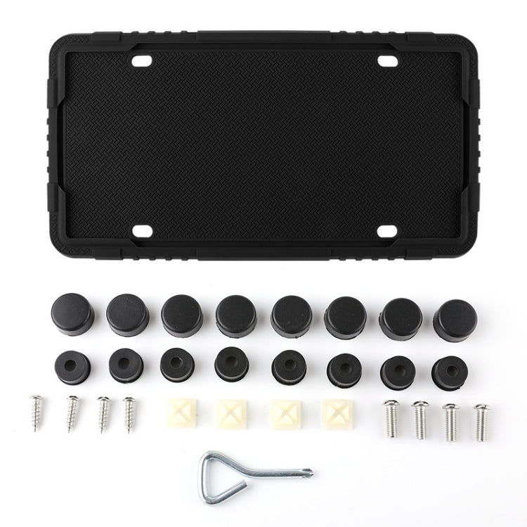 For North American Models Silicone License Plate Frame