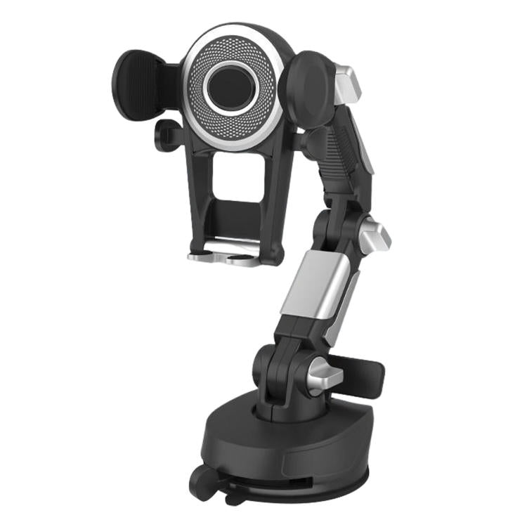 Dual Function Suction Cup Phone Holder with Number Plate Stand for Cars and Trucks