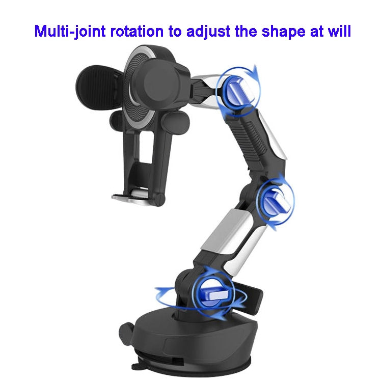 Dual Function Suction Cup Phone Holder with Number Plate Stand for Cars and Trucks