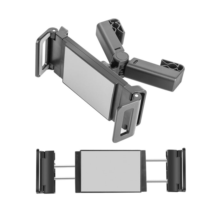 Telescopic Car Seat Back Mobile Device Holder with 360-Degree Rotation