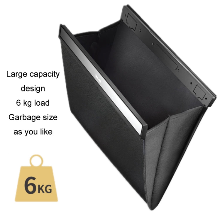Rear Seat Folding Car Bin with Magnetic Closure and 30 Bags